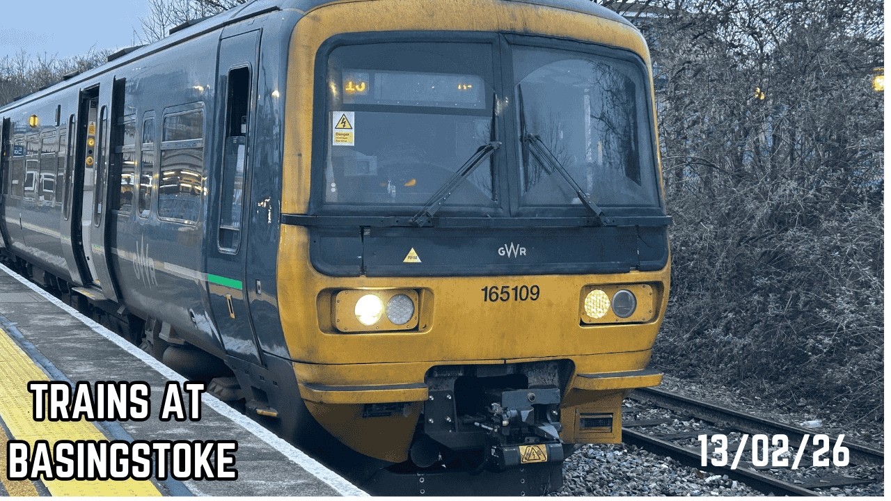 13/02/26 - Afternoon Trains on the SWML at Basingstoke! 