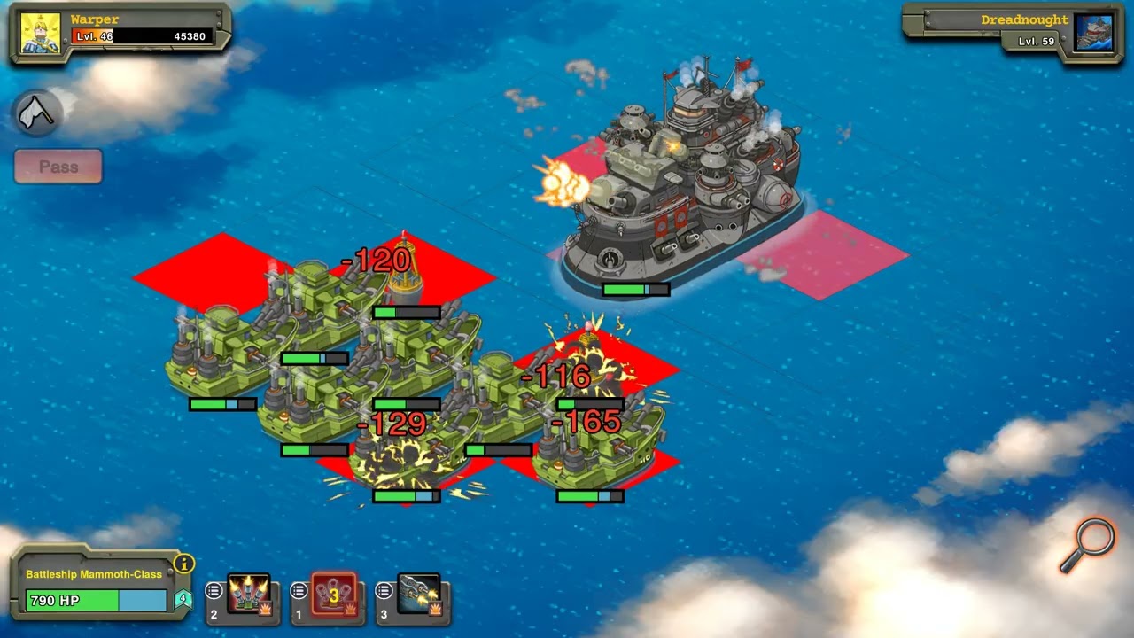Battle Nations Defeating the Respawnable Mighty Dreadnought Boss