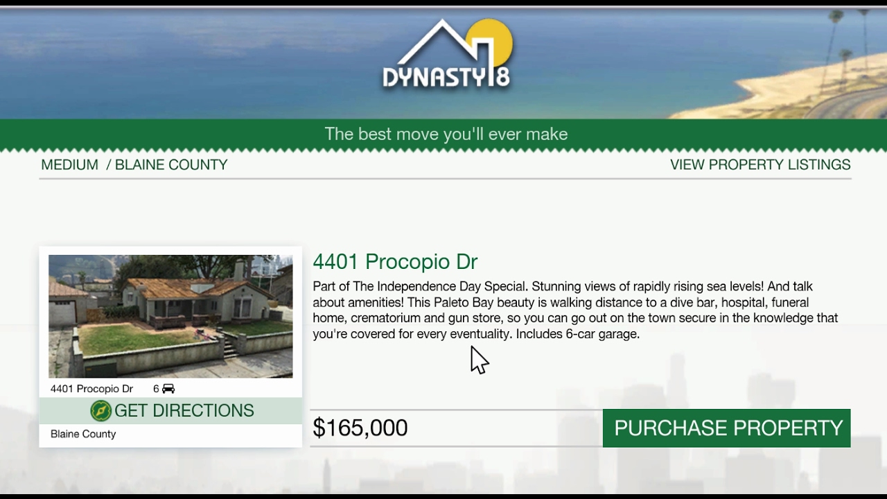Ep130 4401 Procopio Dr, We Buy A Nice North Country Home! - Let's Play GTA 5 Online PC 1080p HD