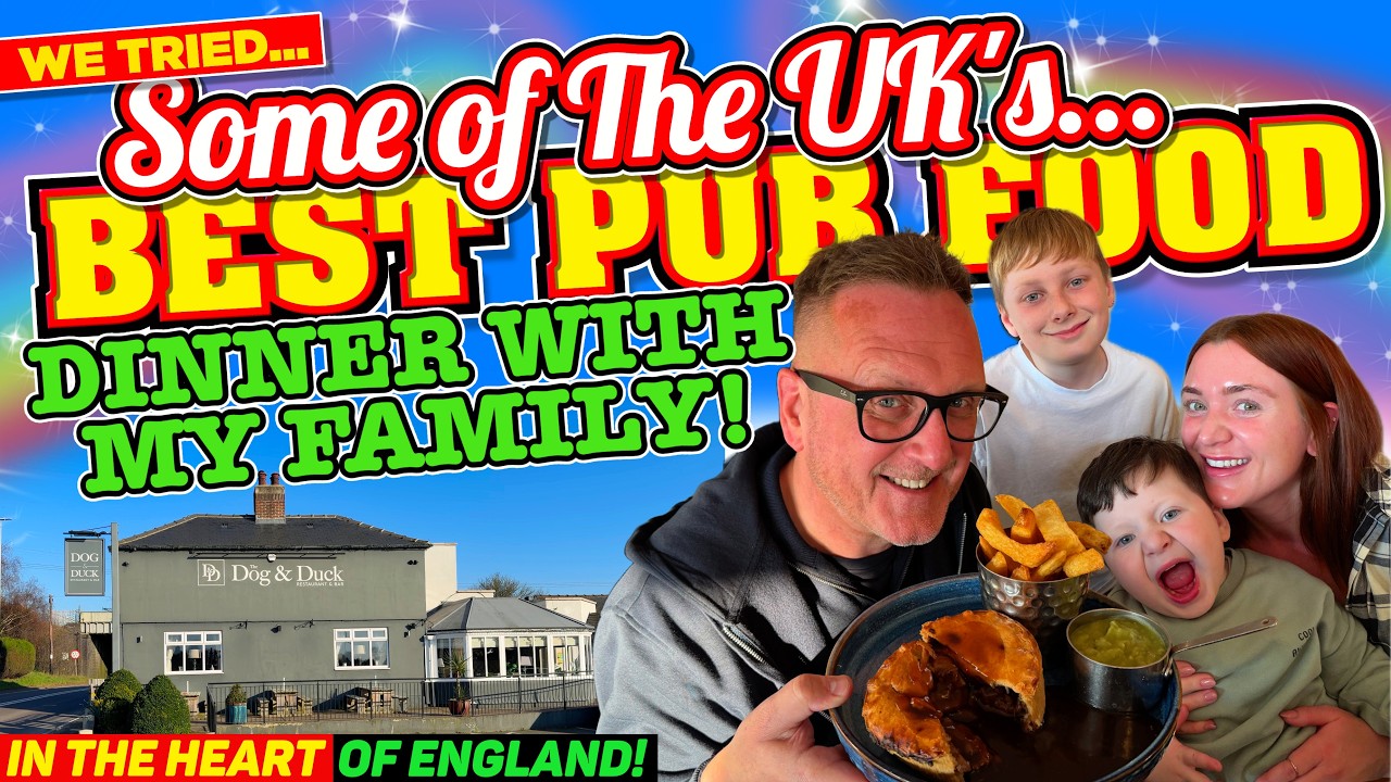 I took my FAMILY for some of THE BEST PUB FOOD in the HEART of ENGLAND!