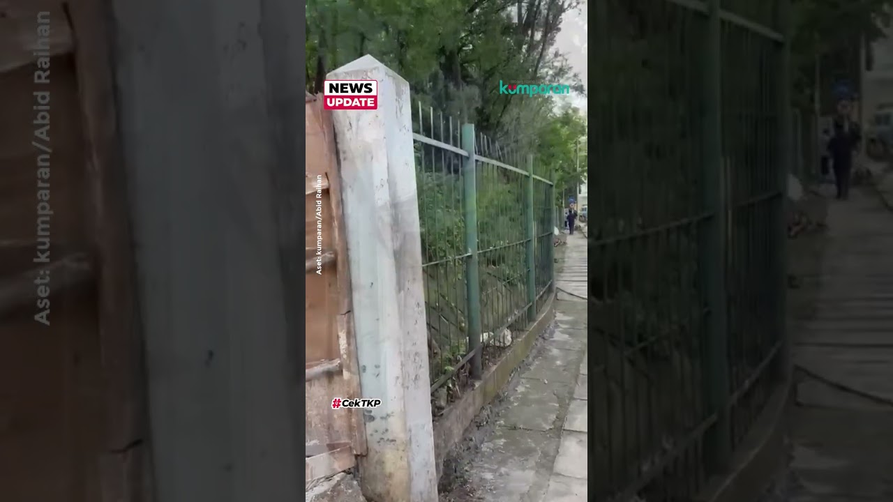 Dipakai buat Asusila, Banyak Bekas Kondom. Kini Celah Pagar Dicor