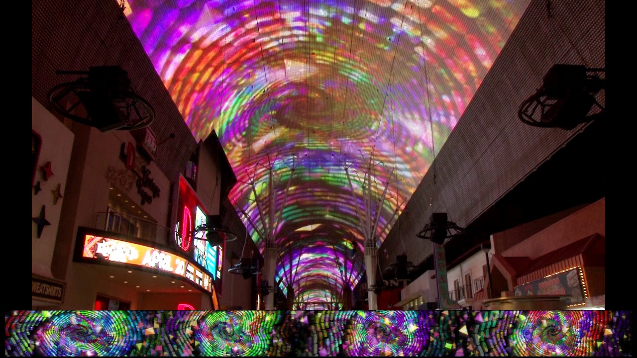 Green Day Light Show at Fremont Street Experience