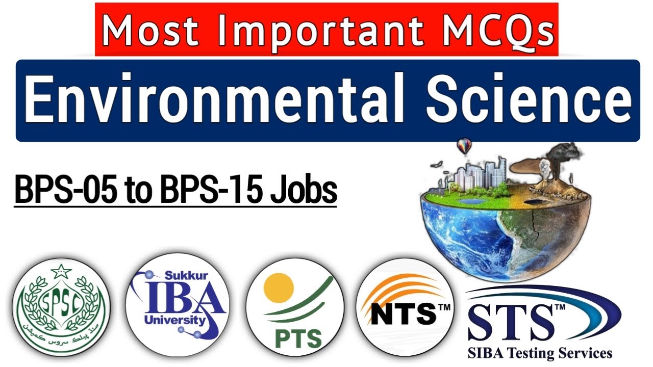 Environmental Science MCQs 2026 | CSS FPSC NTS PPSC | Ecosystems, Pollution & Climate Change