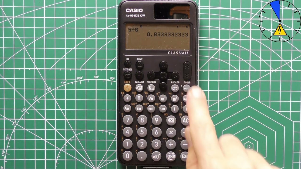Ausgabeformat Ergebnis Casio fx991 DE CW
