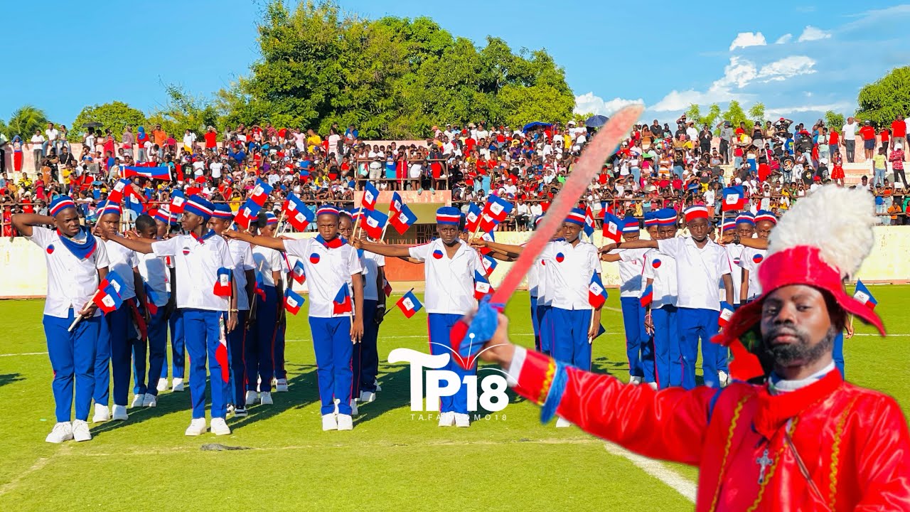 NAN ZAFÈ DEFILE 18 ME POU FÈT DRAPO TIMOUN WANAMENT CHANPYON👏🏿LEKÒL YO KRAZE SA VIN GADE MIRAK🇭🇹