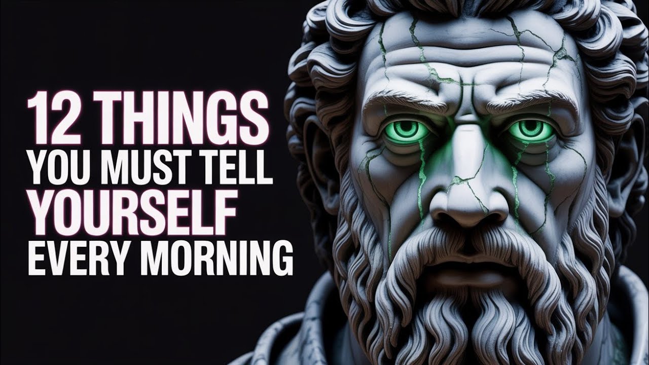 12 POWERFUL Things To TELL YOURSELF Every MORNING  Stoicism