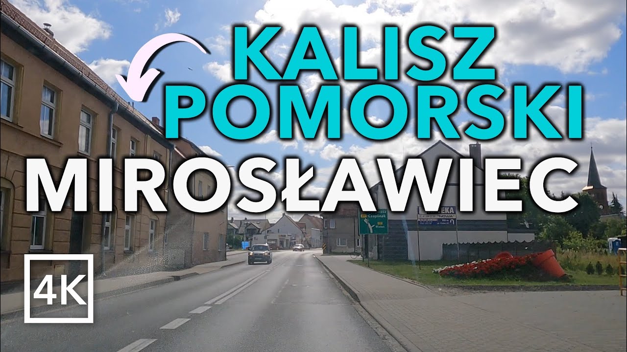Driving KALISZ POMORSKI to MIROSŁAWIEC - 🇵🇱 Poland 🇵🇱
