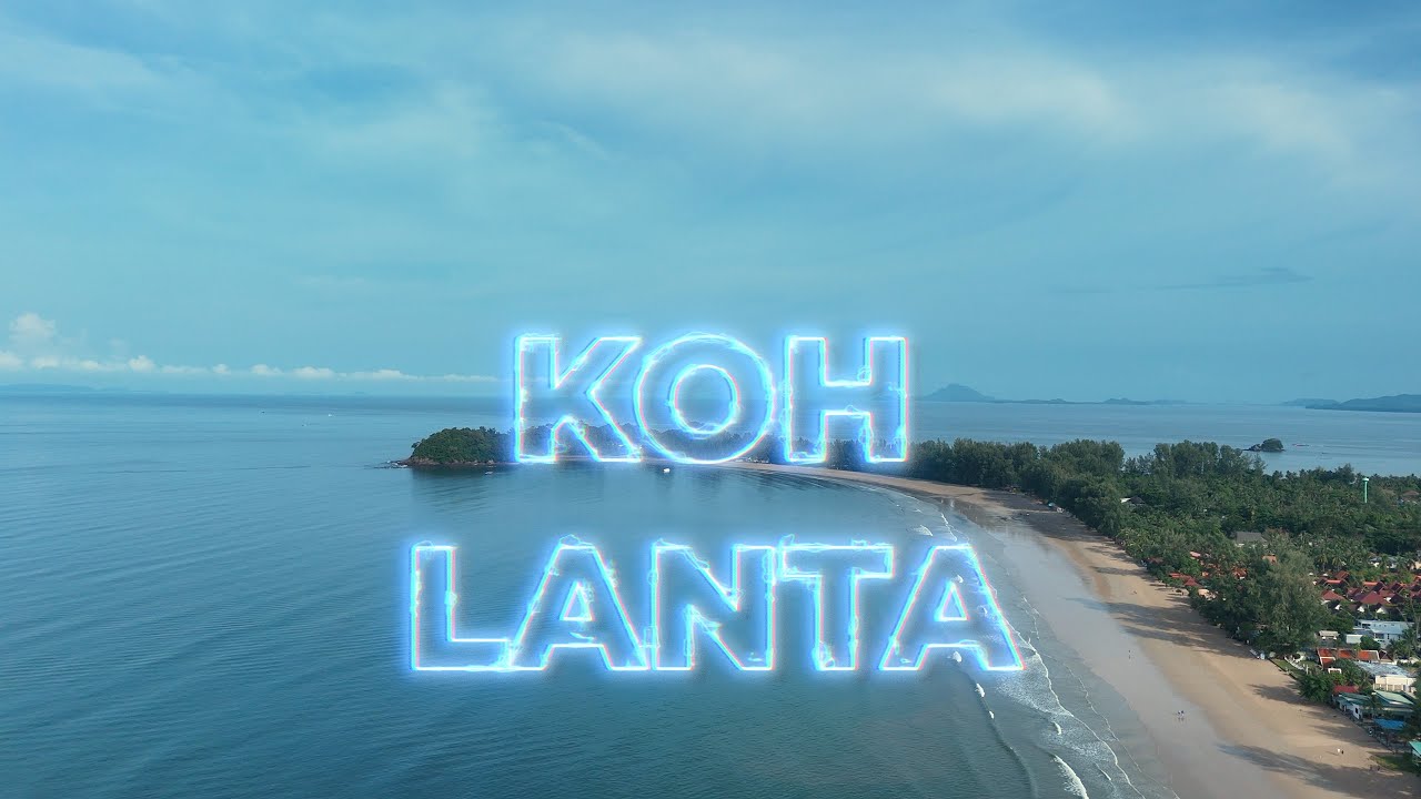 Relaxing Video Koh Lanta | Peaceful Beaches from the Sky