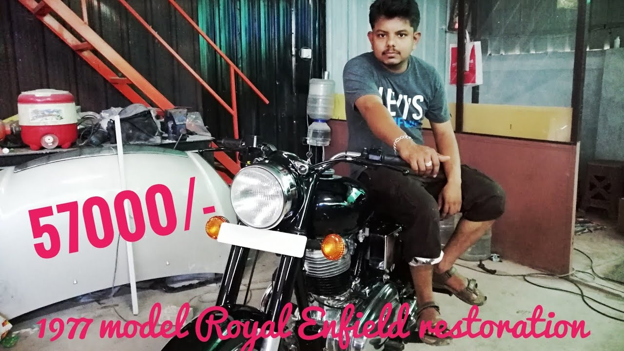 Royal Enfield fully restoration rs 57000/- @JJ Vlogs