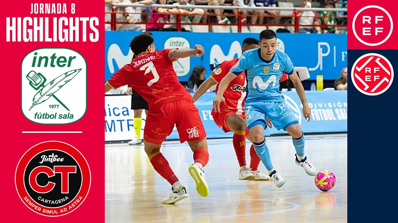 Resumen #PrimeraDivisiónFS | Movistar Inter 2-2 Jimbee Cartagena Costa Cálida| Jornada 8