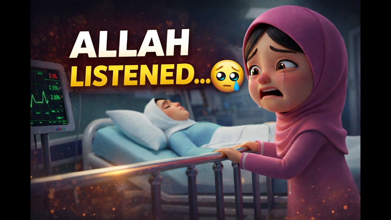 Jab Chhoti Si Bachi Ki Dua Qabool Hui 😢 | Emotional Islamic Kids Story | Urdu Animation