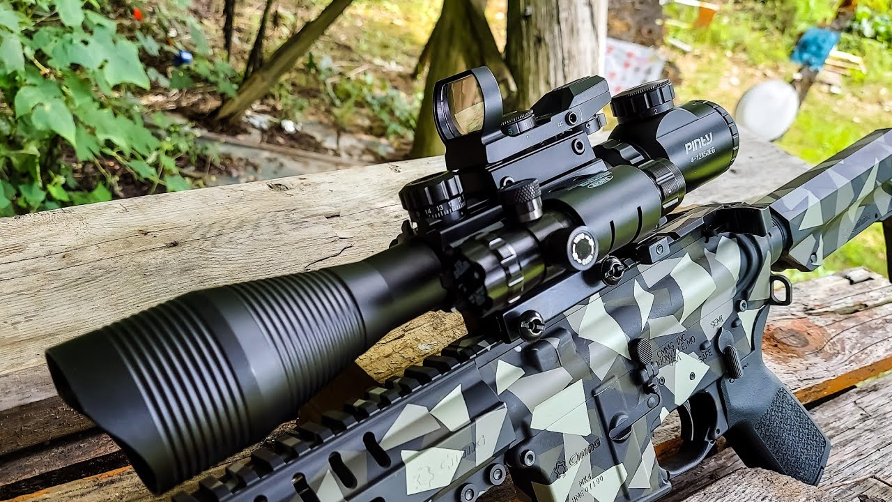 Лучший бюджетный прицел для AR-15 | До 100 долларов