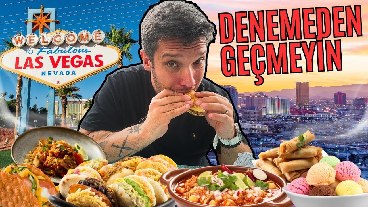 🍔 Las Vegas’ta YEMEK CENNETİ! Ünlü & Gizli Lezzet Noktaları!