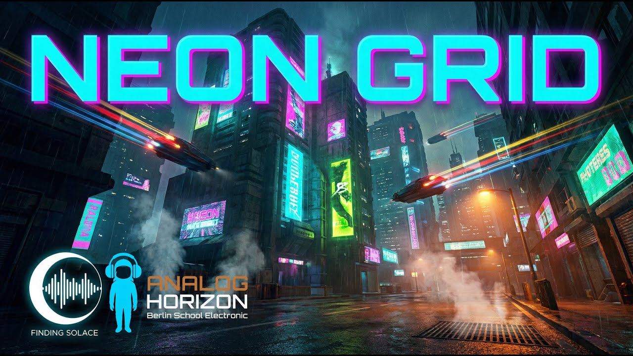 Deep Focus | 60 Minutes | Berlin School Electronic | Dystopian Neon City