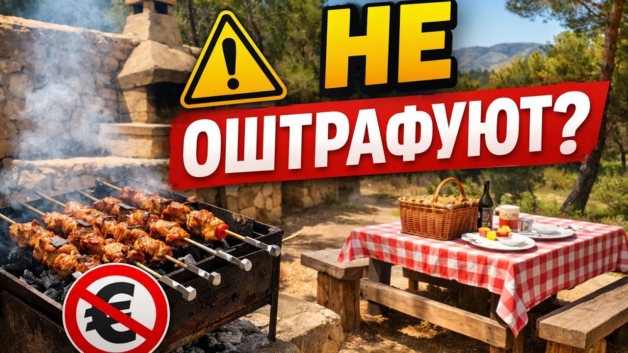 Семейный выходной за 0€: Показываем лучшие условия для пикника в Испании