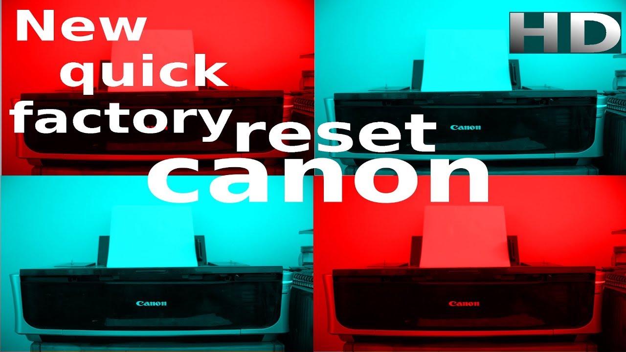 New in HD Quick Reset of Canon Pixma IP4500 Solves waste