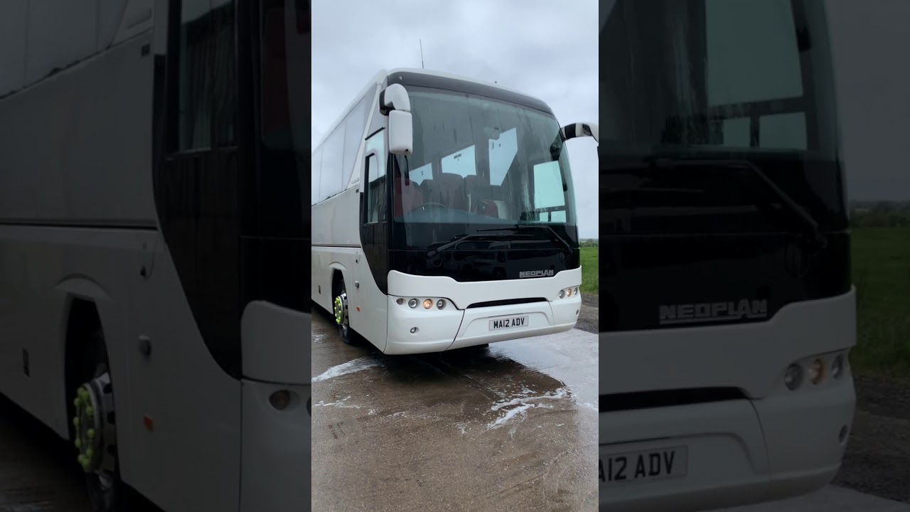 Neoplan Tourliner walk round and inside tour (49 seats)