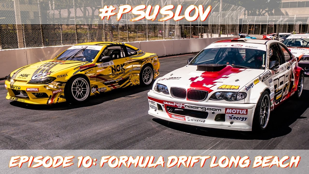 FORMULA DRIFT 2017 Изнутри! Обзор на первый этап Формула Дрифт Long Beach. Гоча, Кристапс [4K]