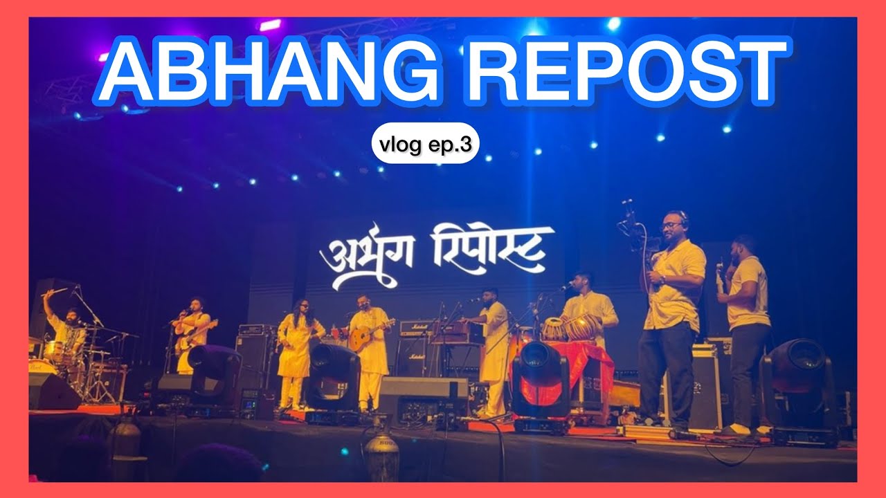 Abhanga Repost Live in Panjim Goa | Soulful Folk-Fusion Concert Experience ✨ @AbhangaRepost 