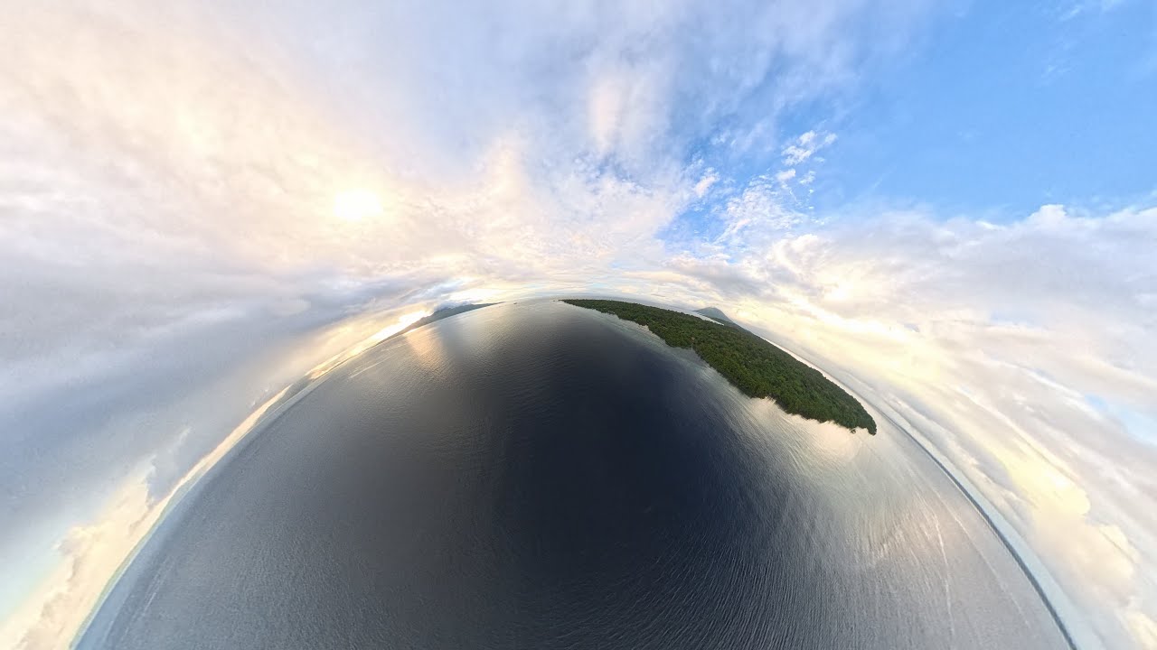 Bunaken Island After the Rain | Morning Rainbow VR 360° Drone