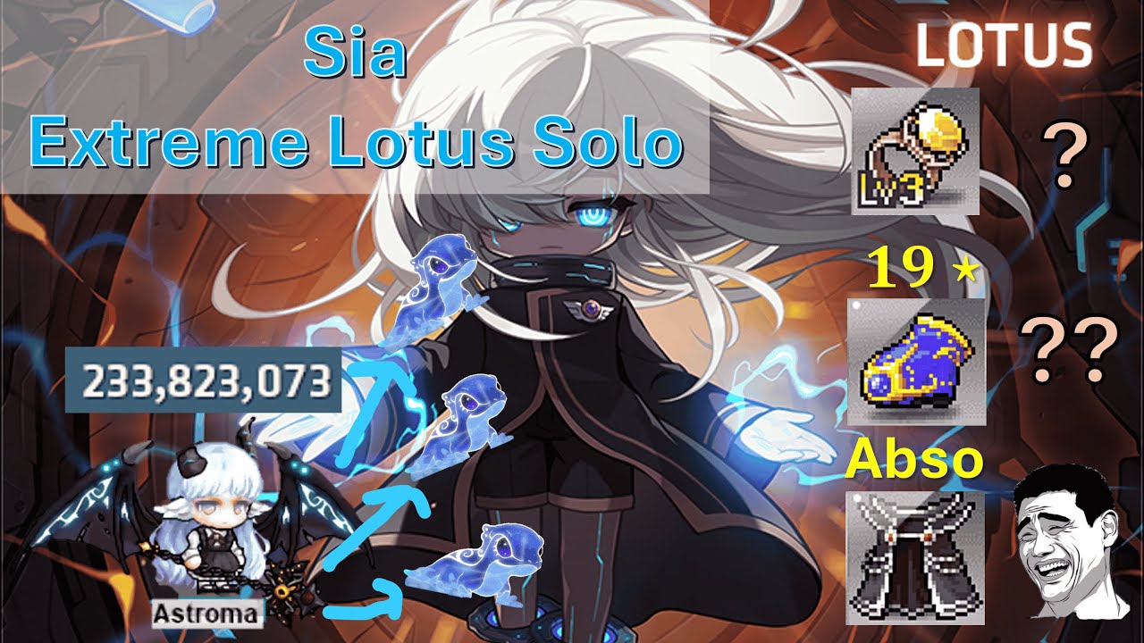[GMS Hyperion] Sia Day 90: First Extreme Lotus Solo (233m CP*)