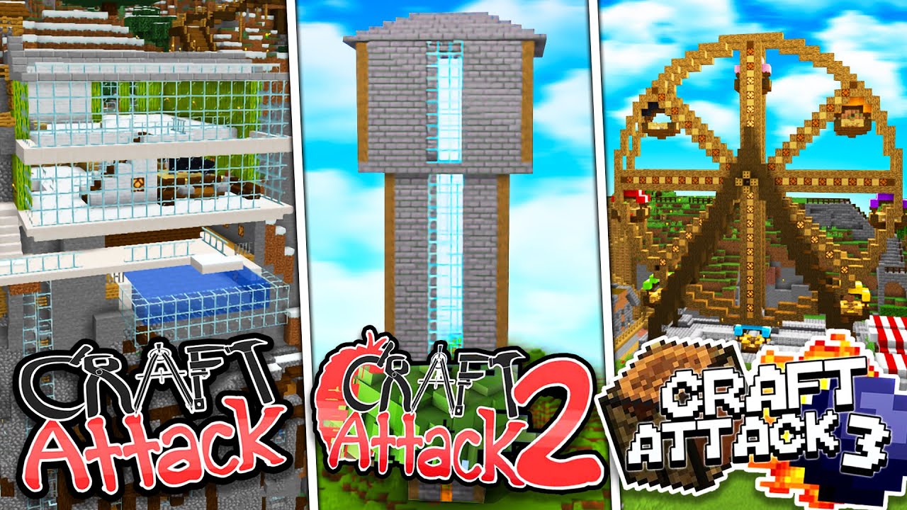 Ich baue ALTE CRAFT ATTACK BAUWERKE wieder auf
