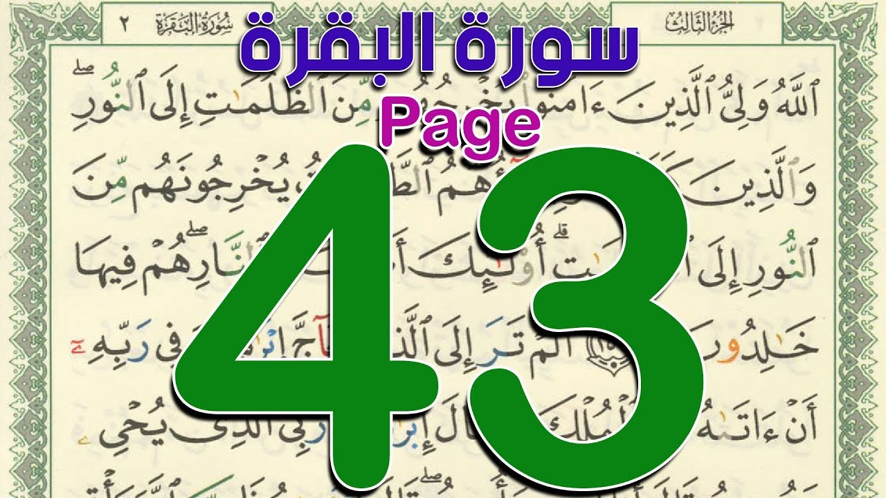 سورة البقرة صفحة 43 | The Noble Quran