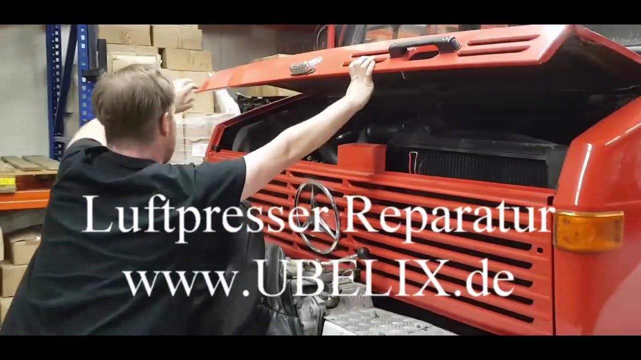 UNIMOG 435 Luftpresser Bosch  Reparatur - Kompressor Dichtung wechseln
