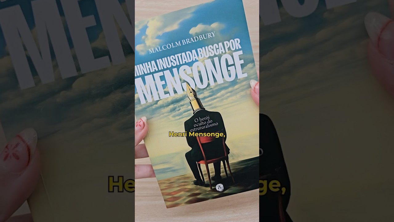Minha inusitada busca por Mensonge, uma obra de Malcolm Bradbury #7selo #literatura #livro