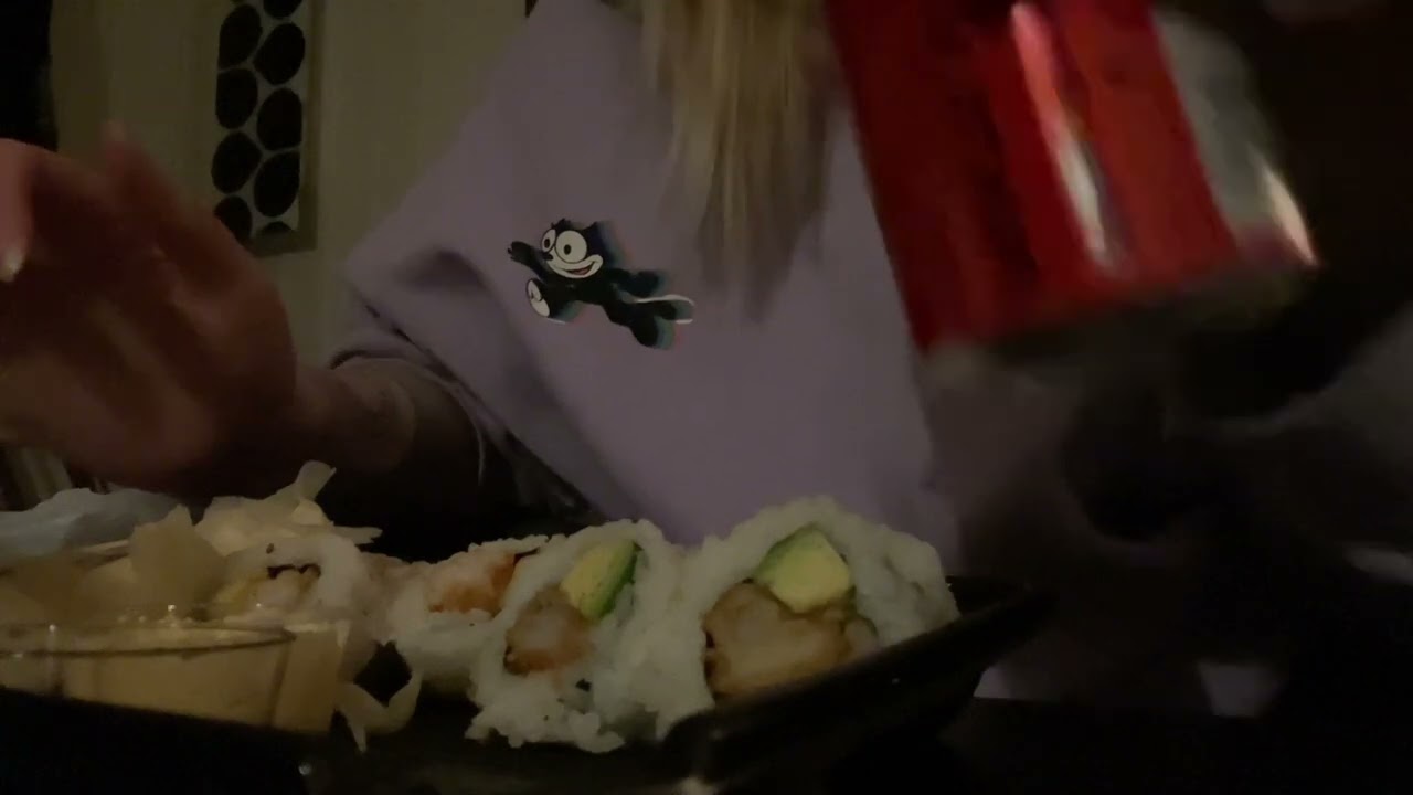 ASMR - Eating sushi *LO-FI* No talking