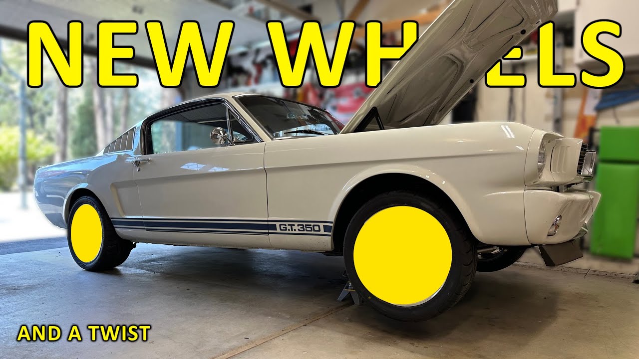 New Wider Wheels and Tires on the Classic Mustang