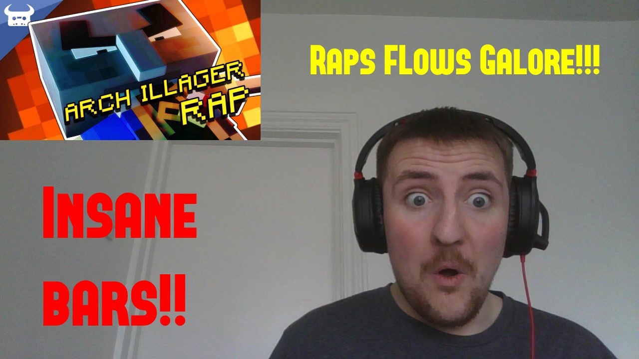 Nerd Reacts MINECRAFT Arch-Illager RAP | Insane Bars & Flows!!