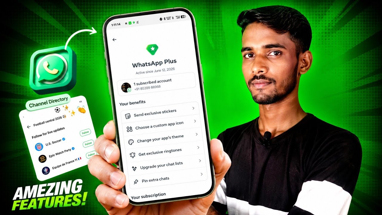 Massive Update Brings FREE WhatsApp PLUS Subscription? WhatsApp Plus Subscription Features Explained