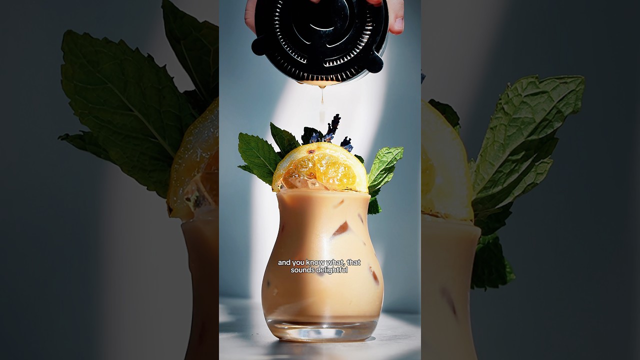 How to make a lemon lavender latte