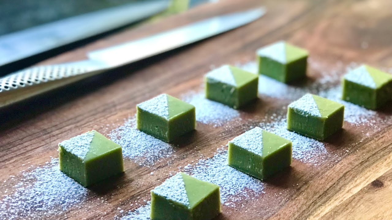 【ASMR】How to Make Japanese Matcha Chocolate Ganache / Nama-Chocolate