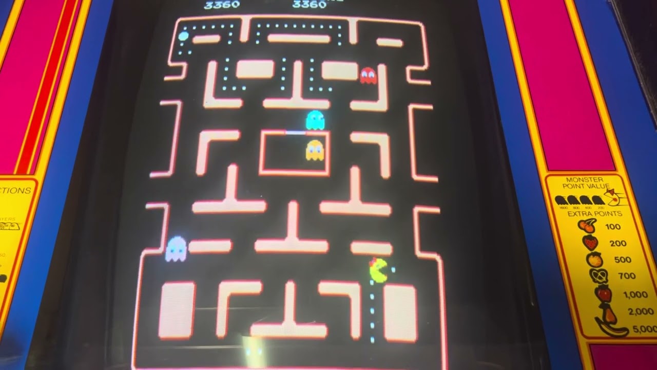 Bally Midway 1982 Ms pac-man arcade at Fun world