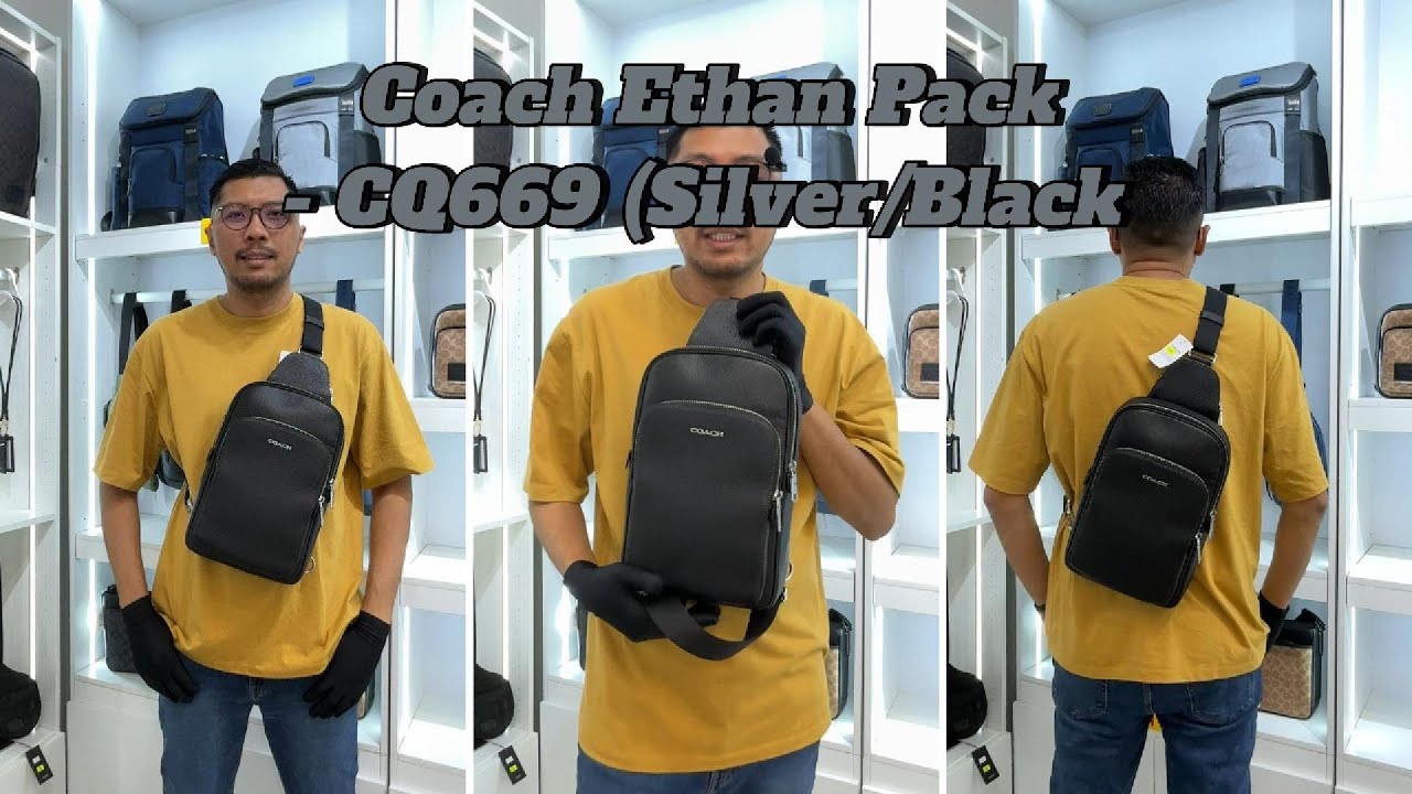 MG Review: Coach Ethan Pack - CQ669 (Silver/Black)