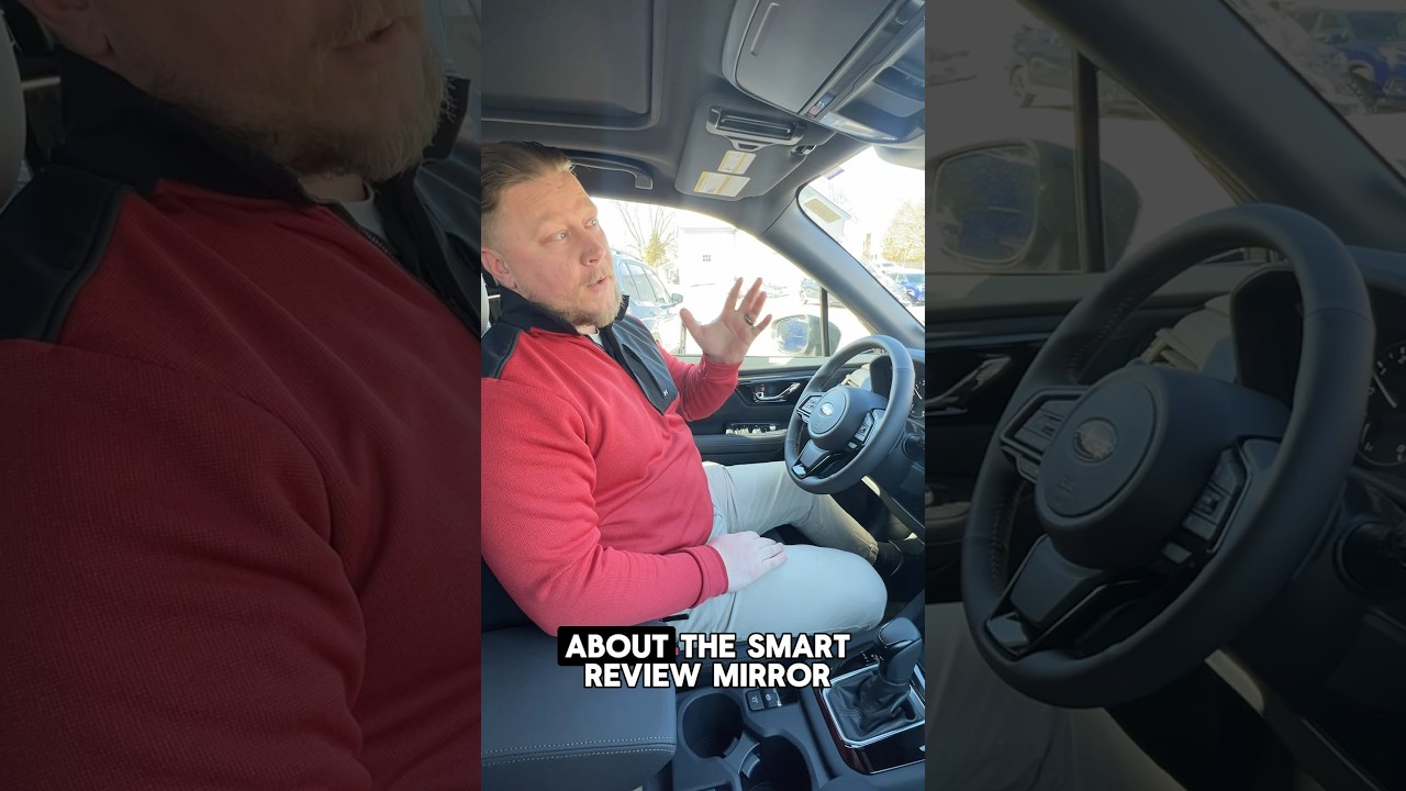 Chris Petersen Talks About the Smart Rear View Mirror &mdash; 2025 Forester, Outback and Ascent Touring
