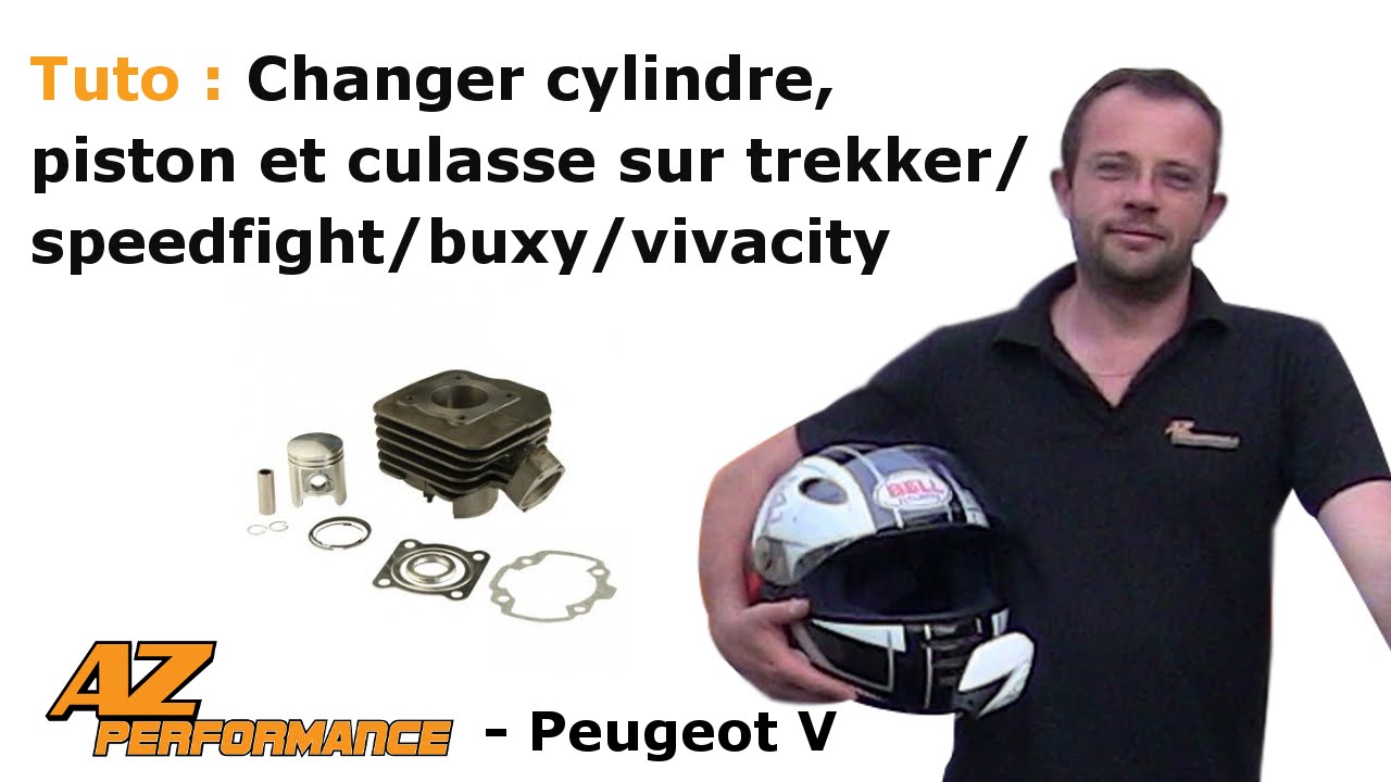 Tuto Changer le cylindre / piston / culasse de son Speedfight 1-2 / Trekker / Buxy / ...
