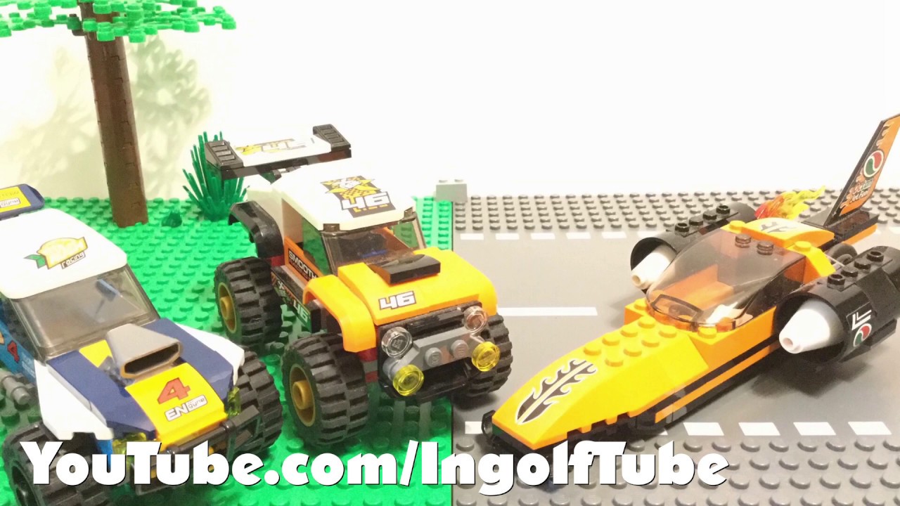 LEGO CITY Desert Rally Racer, Monster Trucks, Speed Record Car Vehicles Set 60218
