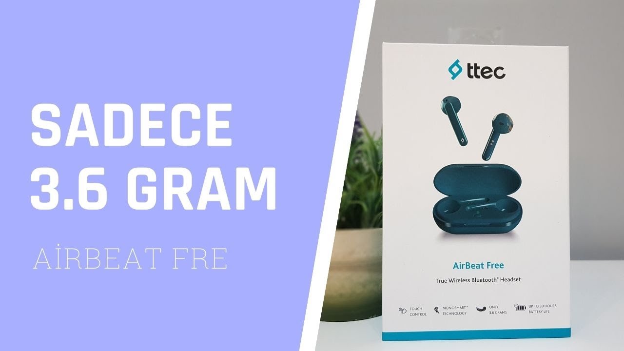 TTEC AirBeat Free | Gerçek Kablosuz TWS Bluetooth Kulaklık