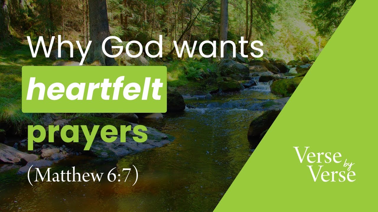 Avoiding Vain Repetitions in Prayer (Matthew 6:7)