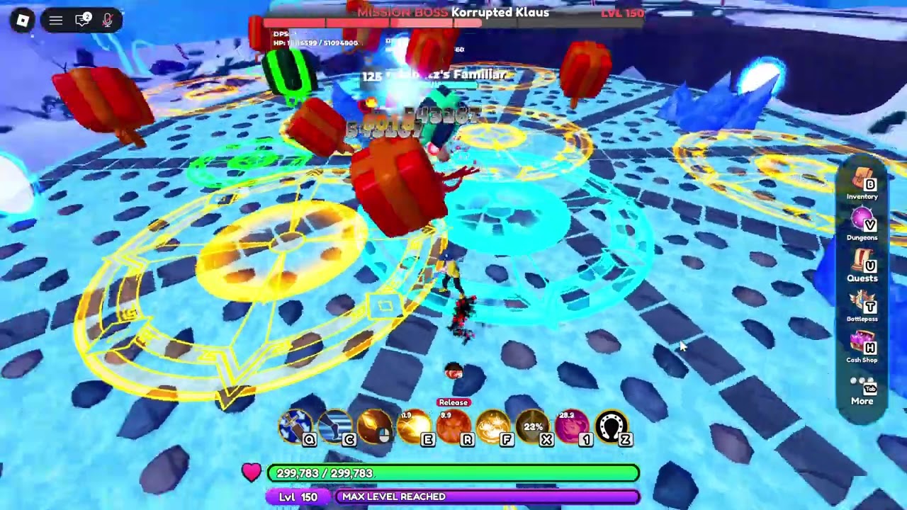 Roblox World//Zero Korrupted Klaus Insane Hunter