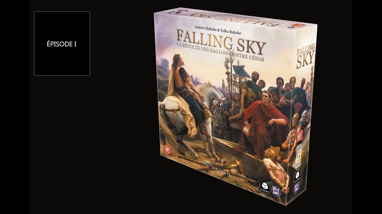 Partie d'Ariovistus suivie de Falling Sky à 4 joueurs. Année 58 av J.C.