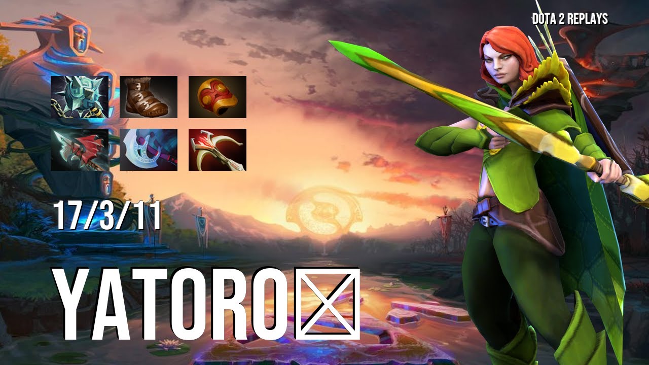 Dota 2 Pro Gameplay   Yatoro雨   Windranger   17 3 11   High Skill Dota 2