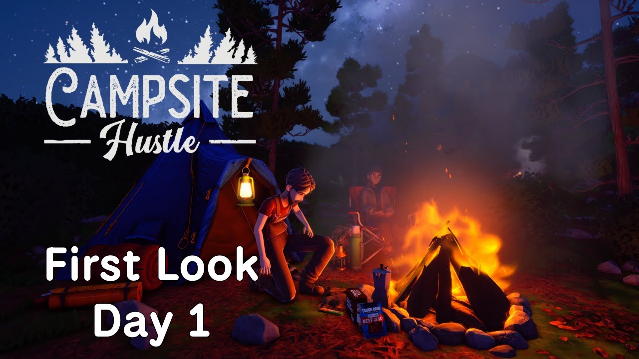 Building Our Campsite Store | Day 1 | Campsite Hustle | No Commentary