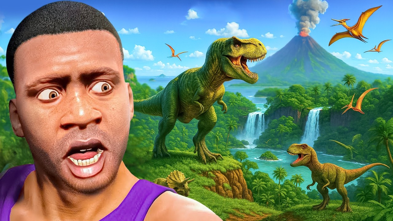 J’AI SURVÉCU AU PLUS GROS DINOSAURE DE GTA 5 !