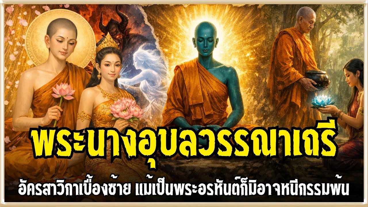 พระนางอุบลวรรณาเถรี | อัครสาวิกาเบื้องซ้าย ก็มิอาจอยู่เหนือกฎแห่งกรรม l #ตนเล่าธรรม