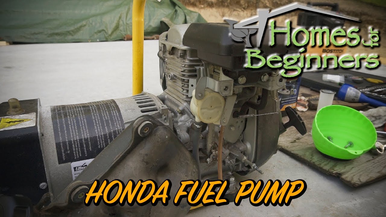 How to Replace the Fuel Pump on a Honda GC160 Engine