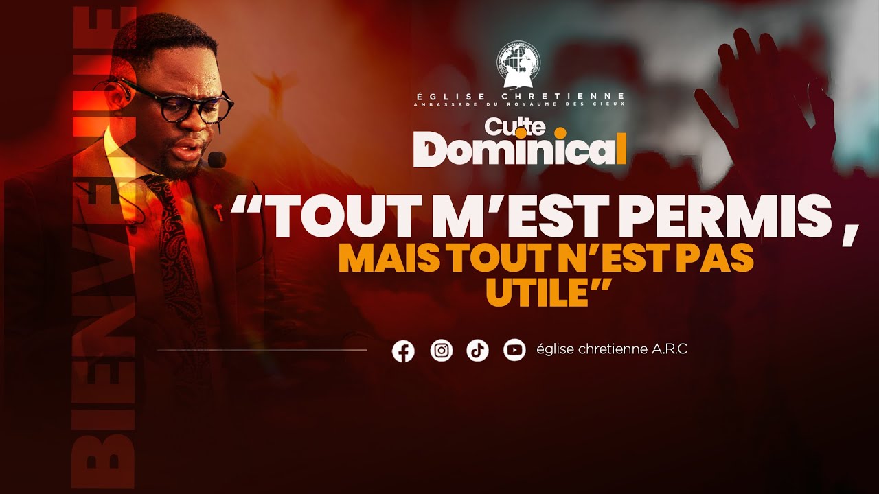 Tout m'est permis, mais tout n'est pas utile /Pasteur NT Osborn Ndomba